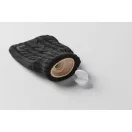 Sticla apa calda in husa tricotata, 450 ml, 2509E16700, Everestus, 12x27 cm, Acril, Negru