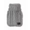 Sticla apa calda in husa tricotata, 450 ml, 2509E16699, Everestus, 12x27 cm, Acril, Gri