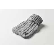   Sticla apa calda in husa tricotata, 450 ml, 2509E16699, Everestus, 12x27 cm, Acril, Gri