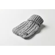   Sticla apa calda in husa tricotata, 450 ml, 2509E16699, Everestus, 12x27 cm, Acril, Gri
