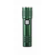   Lanterna COB reincarcabila, 2509E15519, Everestus, 2.9x2.9x11.2 cm, Aluminiu, Verde inchis