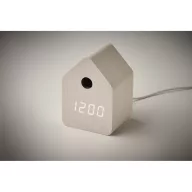   Ceas cu alarma cu cuc, Ceas cu alarma, 2509E15345, Everestus, 7.3x6.7x9.9 cm, MDF, Alb