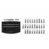  Set 12 surubelnite, 2509E16551, Everestus, 10.7x7.2x4.3 cm, Plastic, Negru