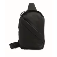   Geanta de umar, 2509E15468, Everestus, 19x7x31 cm, Poliuretan, Negru