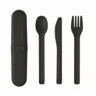   Set tacamuri, 2509E16565, Everestus, 17.5x2.7x3.9 cm, Plastic, Negru