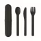Set tacamuri, 2509E16565, Everestus, 17.5x2.7x3.9 cm, Plastic, Negru