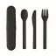 Set tacamuri, 2509E16565, Everestus, 17.5x2.7x3.9 cm, Plastic, Negru
