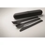   Set tacamuri, 2509E16565, Everestus, 17.5x2.7x3.9 cm, Plastic, Negru