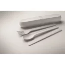 Set tacamuri, 2509E16563, Everestus, 17.5x2.7x3.9 cm, Plastic, Alb