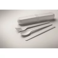   Set tacamuri, 2509E16563, Everestus, 17.5x2.7x3.9 cm, Plastic, Alb