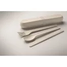 Set tacamuri, 2509E16564, Everestus, 17.5x2.7x3.9 cm, Plastic, Bej