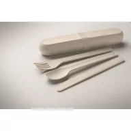   Set tacamuri, 2509E16564, Everestus, 17.5x2.7x3.9 cm, Plastic, Bej