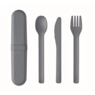   Set tacamuri, 2509E16566, Everestus, 17.5x2.7x3.9 cm, Plastic, Albastru petrol