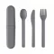 Set tacamuri, 2509E16566, Everestus, 17.5x2.7x3.9 cm, Plastic, Albastru petrol