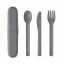 Set tacamuri, 2509E16566, Everestus, 17.5x2.7x3.9 cm, Plastic, Albastru petrol