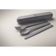   Set tacamuri, 2509E16566, Everestus, 17.5x2.7x3.9 cm, Plastic, Albastru petrol