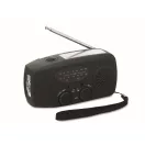 Radio portabil cu lanterna led, 2509E16431, Everestus, 13x5x6 cm, ABS, Negru