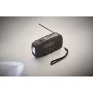Radio portabil cu lanterna led, 2509E16431, Everestus, 13x5x6 cm, ABS, Negru