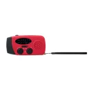 Radio portabil cu lanterna, Everestus, 2610E17907, 1200 mAh, 13x5x6 cm, ABS, Rosu