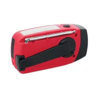   Radio portabil cu lanterna, Everestus, 2610E17907, 1200 mAh, 13x5x6 cm, ABS, Rosu