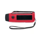 Radio portabil cu lanterna, Everestus, 2610E17907, 1200 mAh, 13x5x6 cm, ABS, Rosu