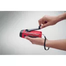 Radio portabil cu lanterna, Everestus, 2610E17907, 1200 mAh, 13x5x6 cm, ABS, Rosu