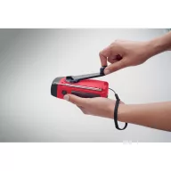   Radio portabil cu lanterna, Everestus, 2610E17907, 1200 mAh, 13x5x6 cm, ABS, Rosu