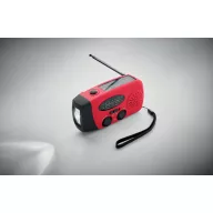   Radio portabil cu lanterna, Everestus, 2610E17907, 1200 mAh, 13x5x6 cm, ABS, Rosu