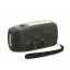 Radio portabil cu lanterna led, 2509E16432, Everestus, 13x5x6 cm, ABS, Verde inchis
