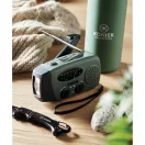 Radio portabil cu lanterna led, 2509E16432, Everestus, 13x5x6 cm, ABS, Verde inchis