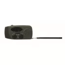 Radio portabil cu lanterna led, 2509E16432, Everestus, 13x5x6 cm, ABS, Verde inchis