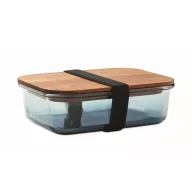   Cutie pranz, 800 ml, 2509E15402, Everestus, 19.7x14.7x6.2 cm, Sticla, Albastru transparent