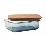   Cutie pranz, 800 ml, 2509E15402, Everestus, 19.7x14.7x6.2 cm, Sticla, Albastru transparent