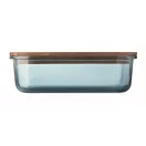 Cutie pranz, 800 ml, 2509E15402, Everestus, 19.7x14.7x6.2 cm, Sticla, Albastru transparent