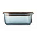 Cutie pranz, 800 ml, 2509E15402, Everestus, 19.7x14.7x6.2 cm, Sticla, Albastru transparent
