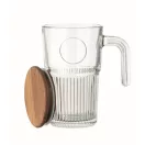 Cana 450 ml, 2509E15340, Everestus, 12.6x14.5 cm, Sticla, Transparent