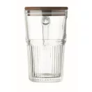 Cana 450 ml, 2509E15340, Everestus, 12.6x14.5 cm, Sticla, Transparent