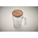 Cana 450 ml, 2509E15340, Everestus, 12.6x14.5 cm, Sticla, Transparent
