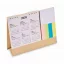 Calendar de birou cu memopad, 2509E15311, Everestus, 24x18x1 cm, Hartie, Bej