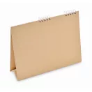 Calendar de birou cu memopad, 2509E15311, Everestus, 24x18x1 cm, Hartie, Bej