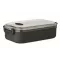 Caserola pentru alimente, 650 ml, Everestus, 2601E14216, 21.6x12x6.5 cm, Polipropilena, Negru