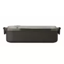 Caserola pentru alimente, 650 ml, Everestus, 2601E14216, 21.6x12x6.5 cm, Polipropilena, Negru