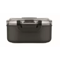   Caserola pentru alimente, 650 ml, Everestus, 2601E14216, 21.6x12x6.5 cm, Polipropilena, Negru