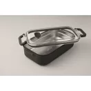 Caserola pentru alimente, 650 ml, Everestus, 2601E14216, 21.6x12x6.5 cm, Polipropilena, Negru