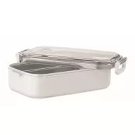   Caserola pentru alimente, 650 ml, Everestus, 2601E14213, 21.6x12x6.5 cm, Polipropilena, Alb
