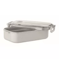   Caserola pentru alimente, 650 ml, Everestus, 2601E14215, 21.6x12x6.5 cm, Polipropilena, Gri