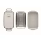 Caserola pentru alimente, 650 ml, Everestus, 2601E14215, 21.6x12x6.5 cm, Polipropilena, Gri