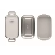   Caserola pentru alimente, 650 ml, Everestus, 2601E14215, 21.6x12x6.5 cm, Polipropilena, Gri