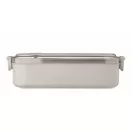 Caserola pentru alimente, 650 ml, Everestus, 2601E14215, 21.6x12x6.5 cm, Polipropilena, Gri