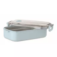   Caserola pentru alimente, 650 ml, Everestus, 2601E14214, 21.6x12x6.5 cm, Polipropilena, Albastru copil
